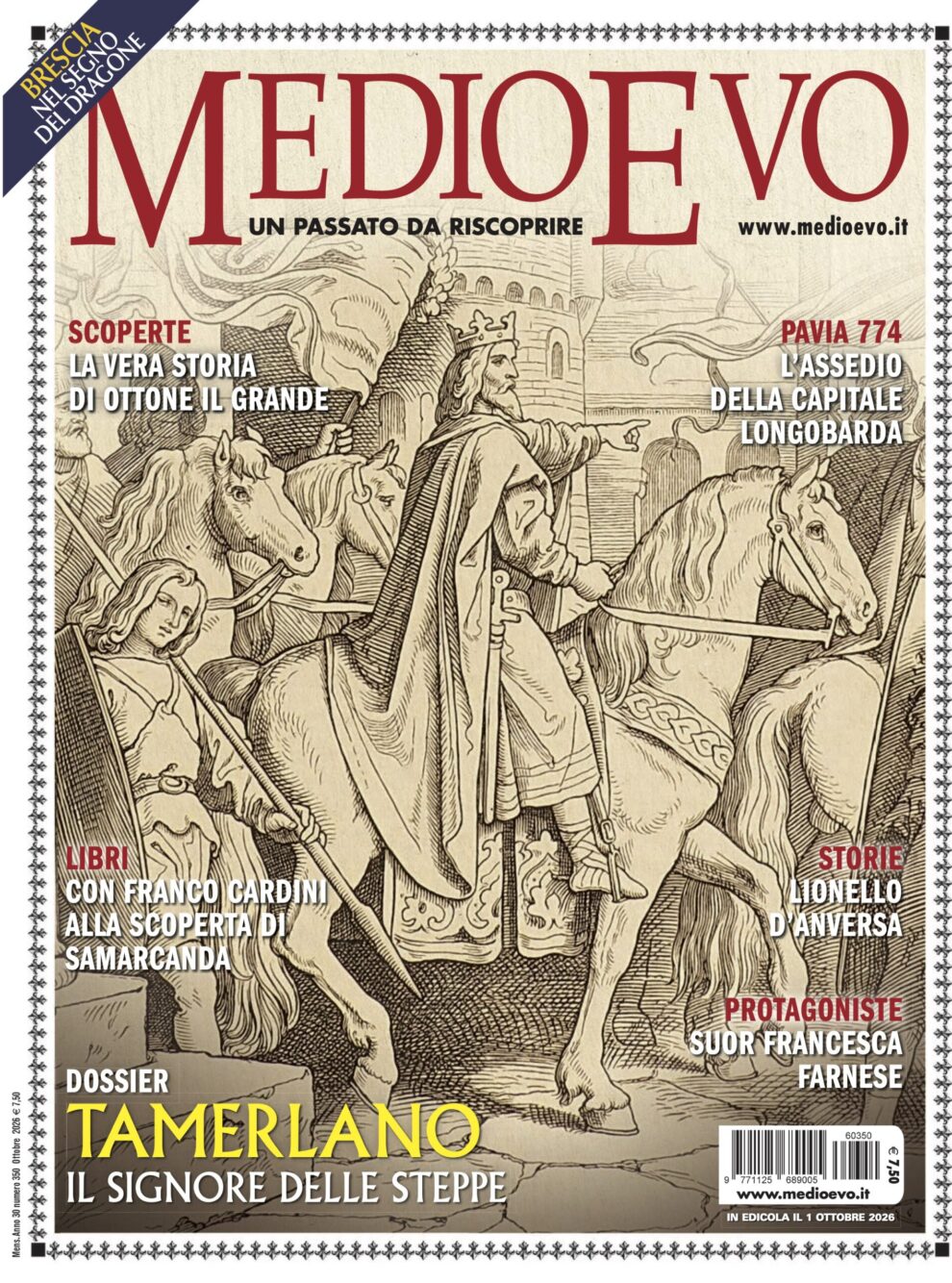 Medioevo 350 Ottobre 2026